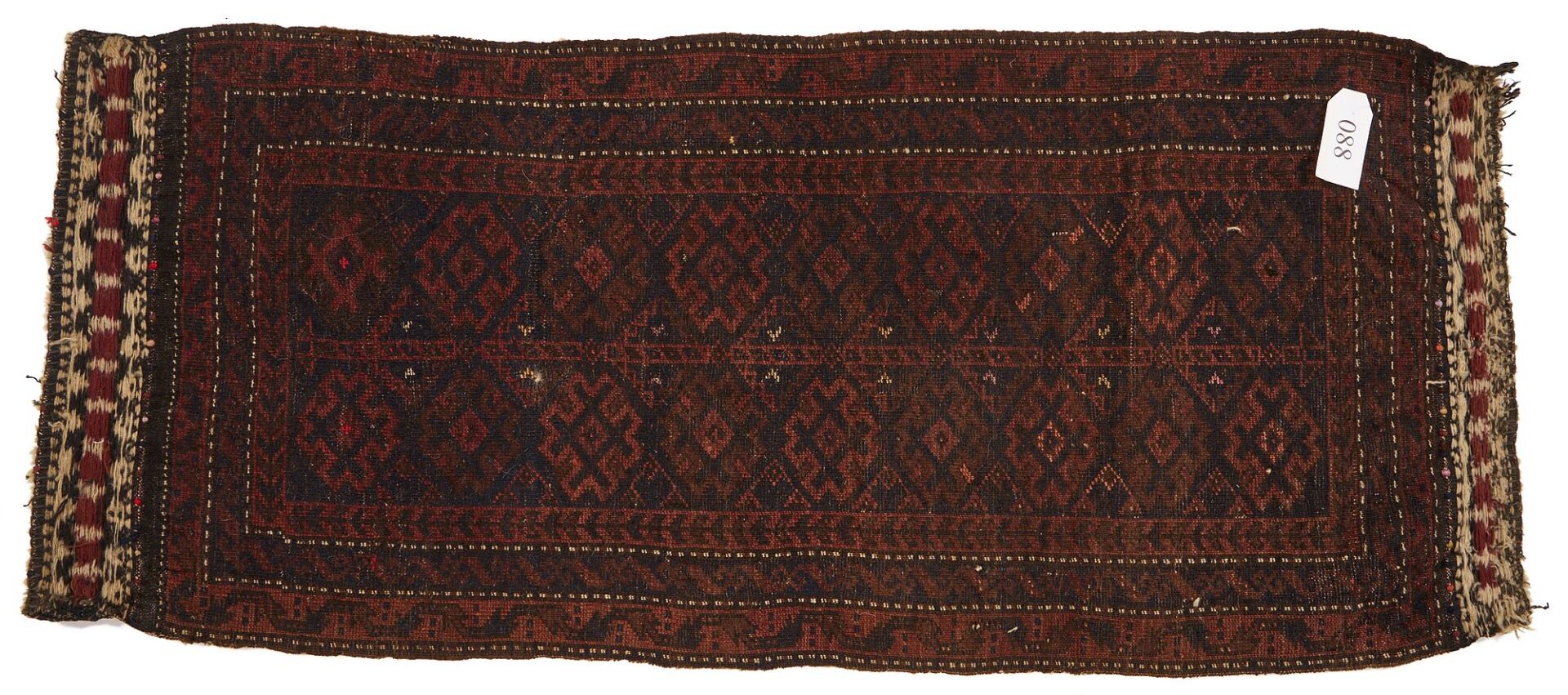 Lot 902: 2 Antique Turkmen Torbas & 2 Antique Baluch Balisht Pillows
