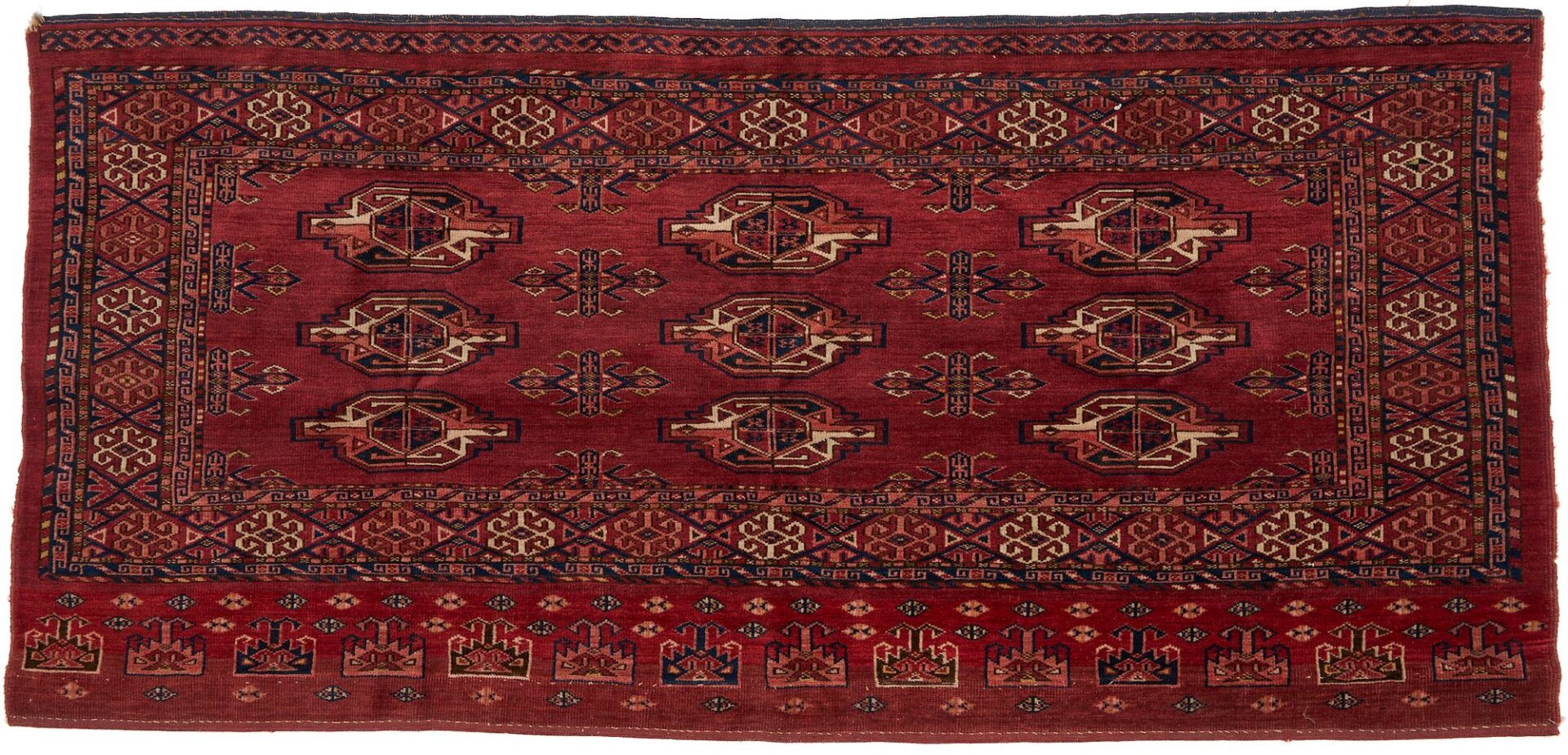 Lot 903: 2 Antique Turkmen Yomut Torba rugs