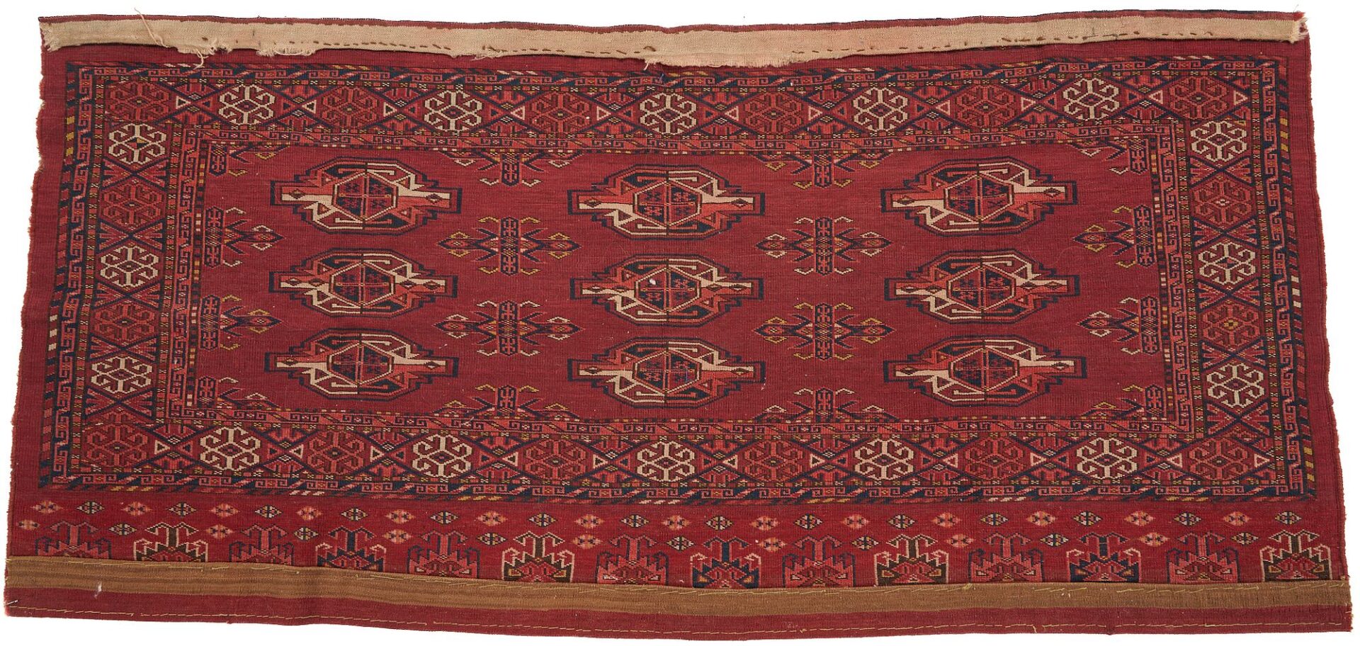 Lot 903: 2 Antique Turkmen Yomut Torba rugs