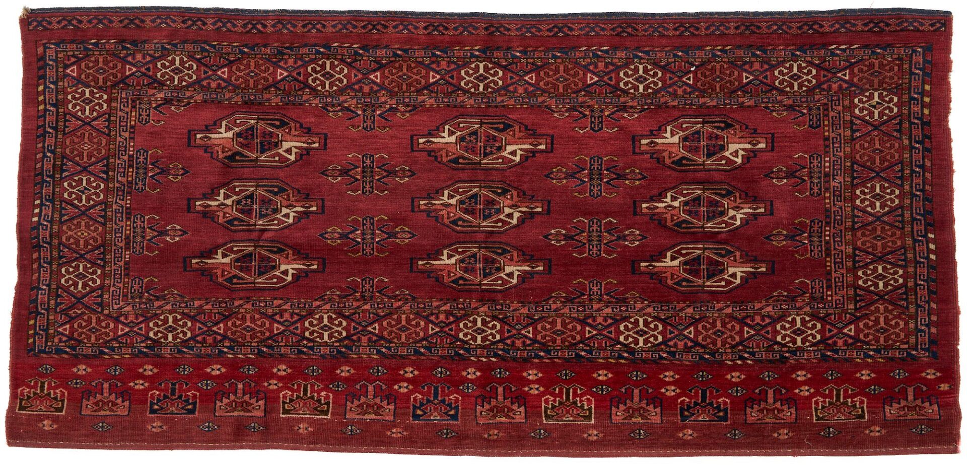 Lot 903: 2 Antique Turkmen Yomut Torba rugs