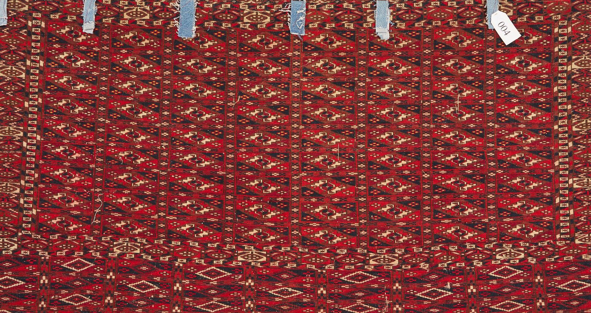Lot 907: 2 Antique Turkmen Chuval Rugs