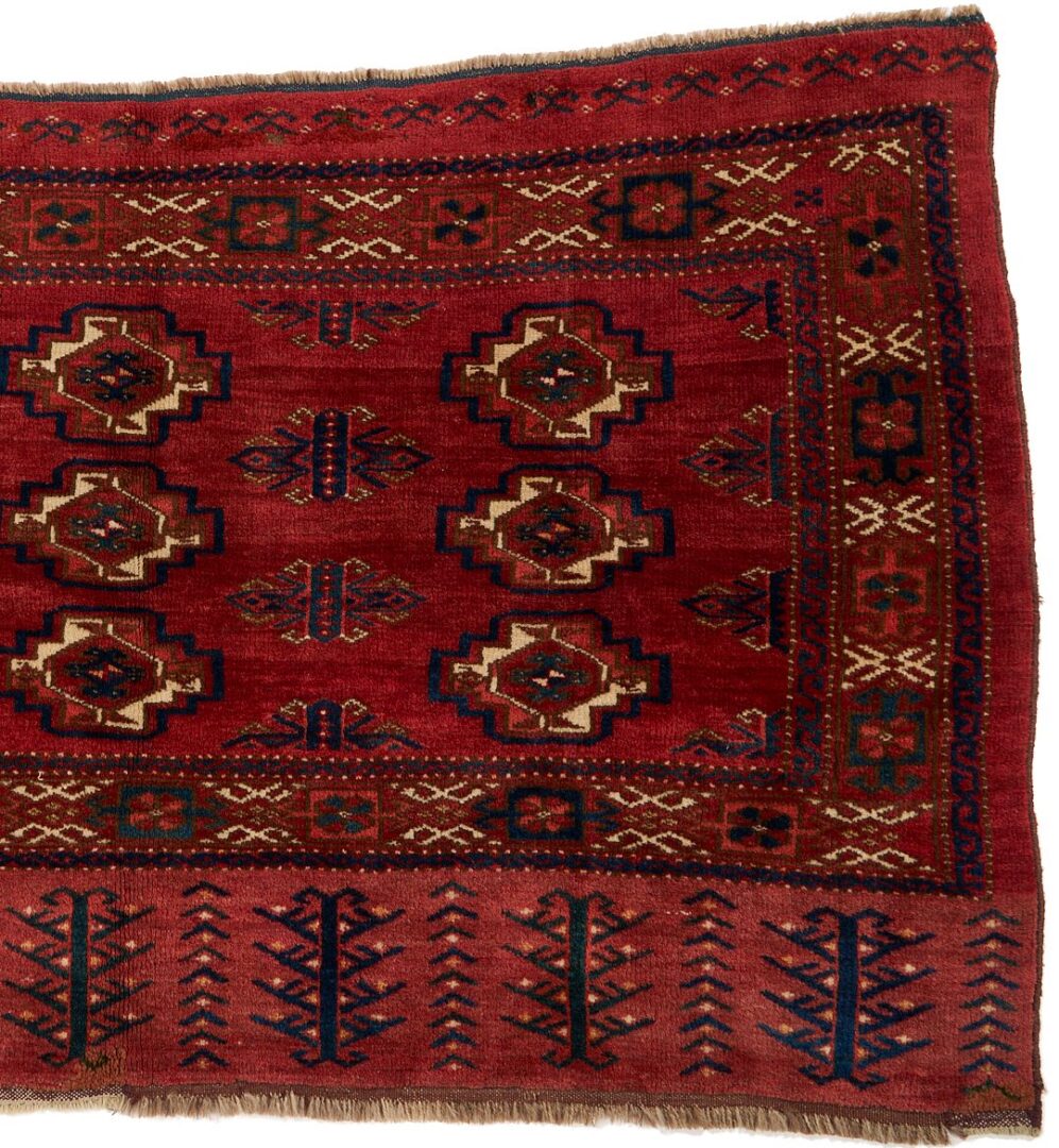 Lot 907: 2 Antique Turkmen Chuval Rugs