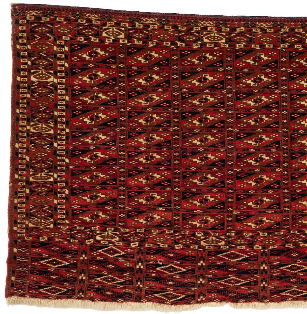 Lot 907: 2 Antique Turkmen Chuval Rugs