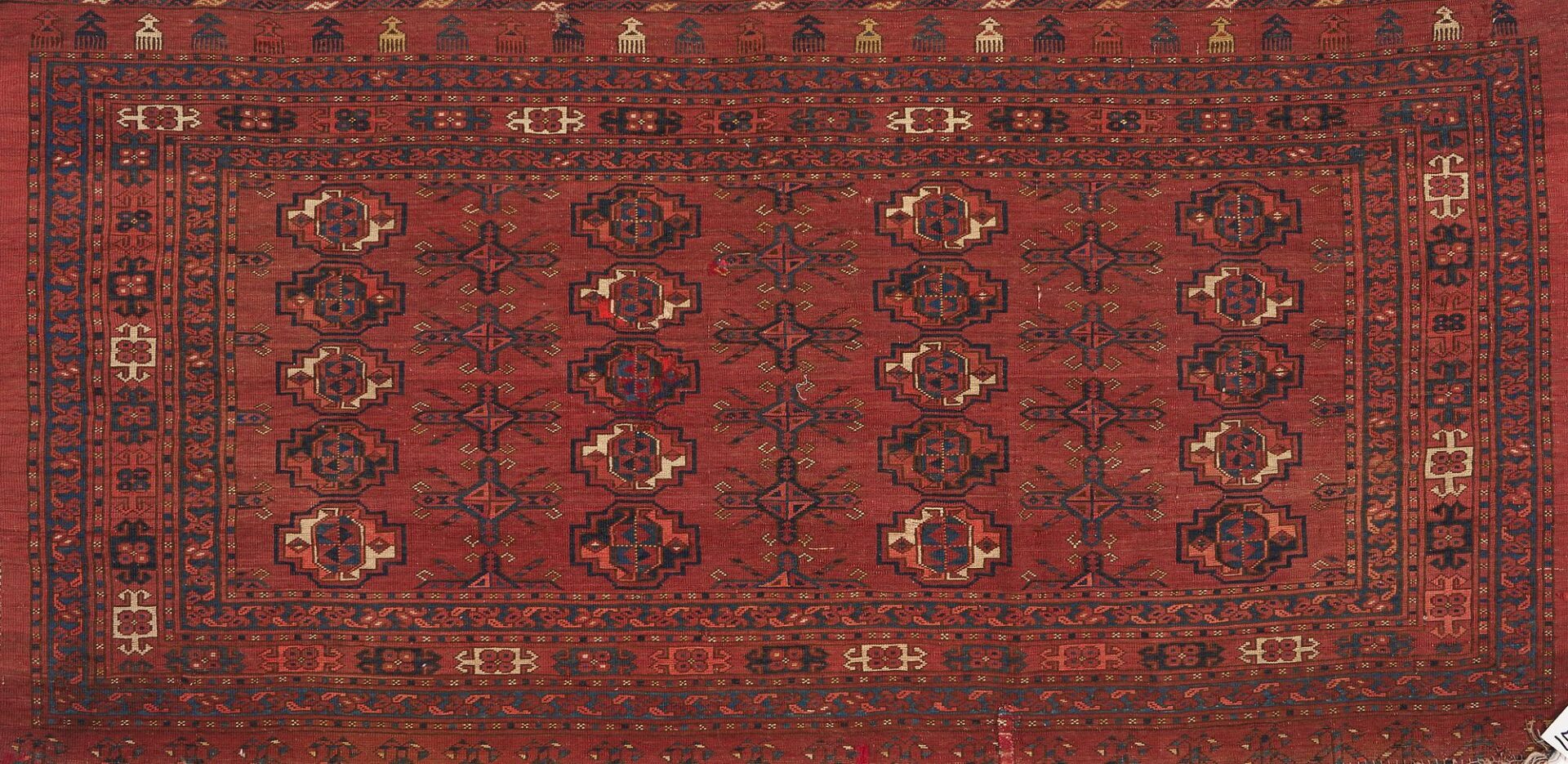 Lot 908: 2 Antique Yomud or Yomut Turkmen Weavings,  Asmalyk & Chuval