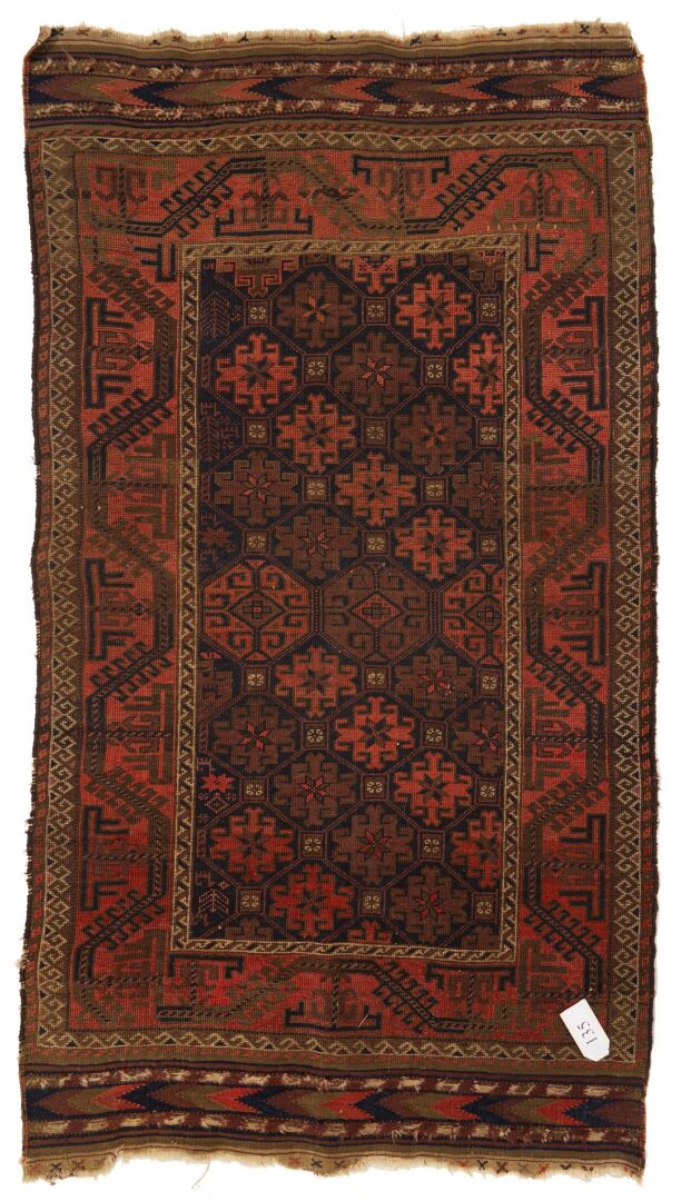 Lot 909: 4 Antique Tribal Weavings, Kurdish & Baluch