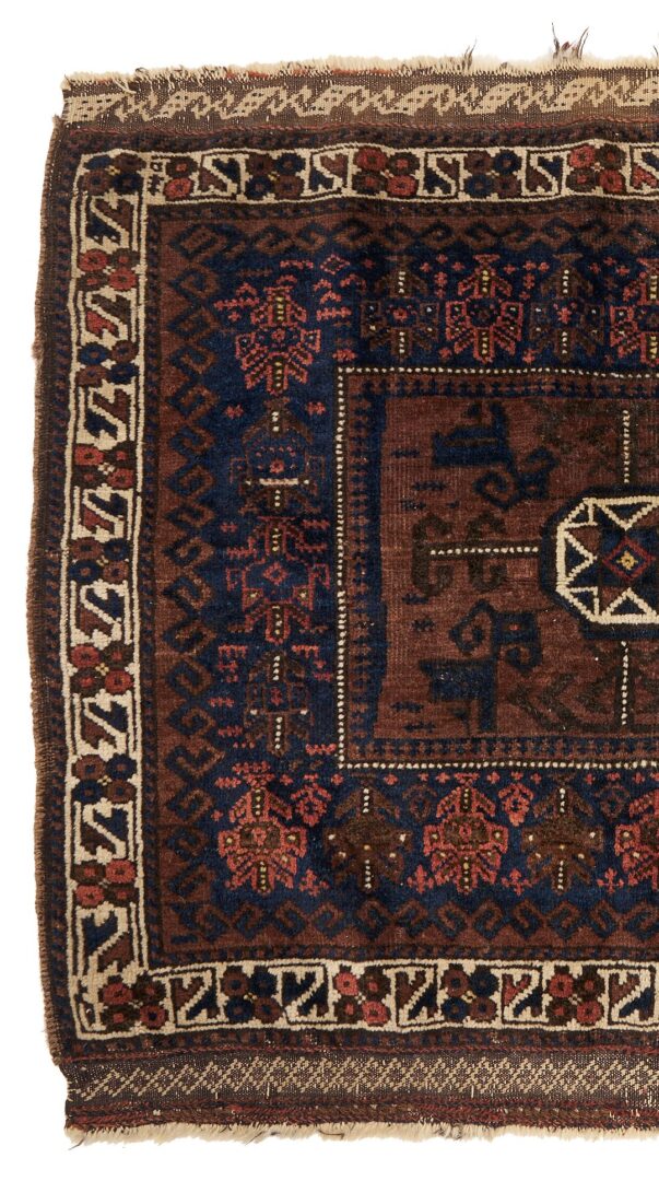 Lot 909: 4 Antique Tribal Weavings, Kurdish & Baluch