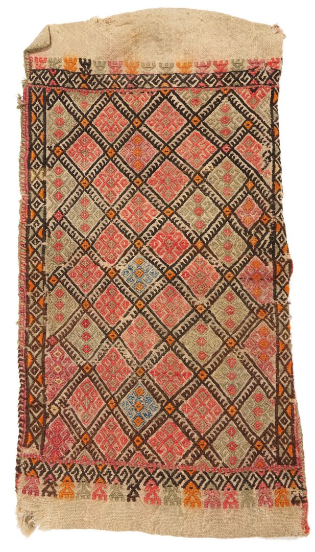 Lot 909: 4 Antique Tribal Weavings, Kurdish & Baluch