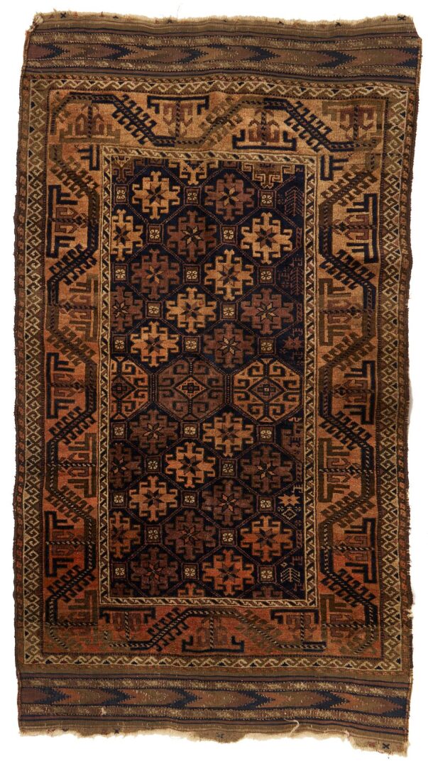 Lot 909: 4 Antique Tribal Weavings, Kurdish & Baluch