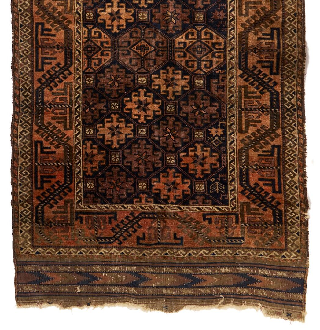 Lot 909: 4 Antique Tribal Weavings, Kurdish & Baluch