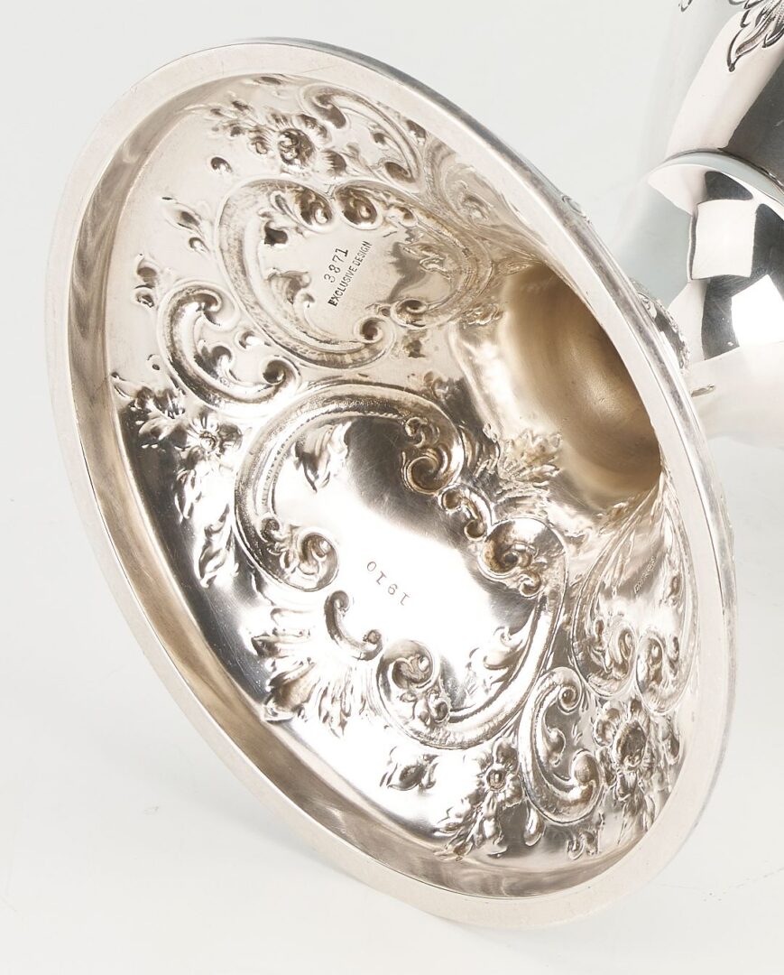Lot 90: Large Howard & Company Sterling Repousse Pitcher