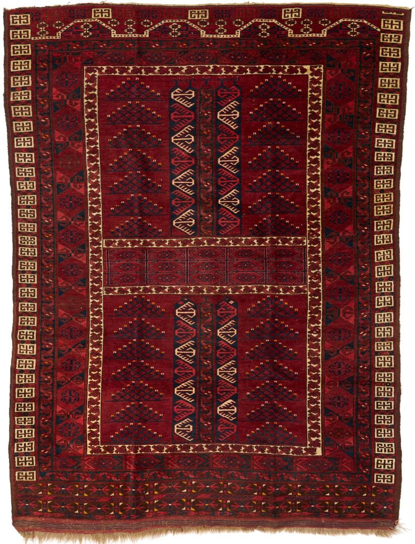 Lot 915: Antique Saryk Turkoman Ensi Rug