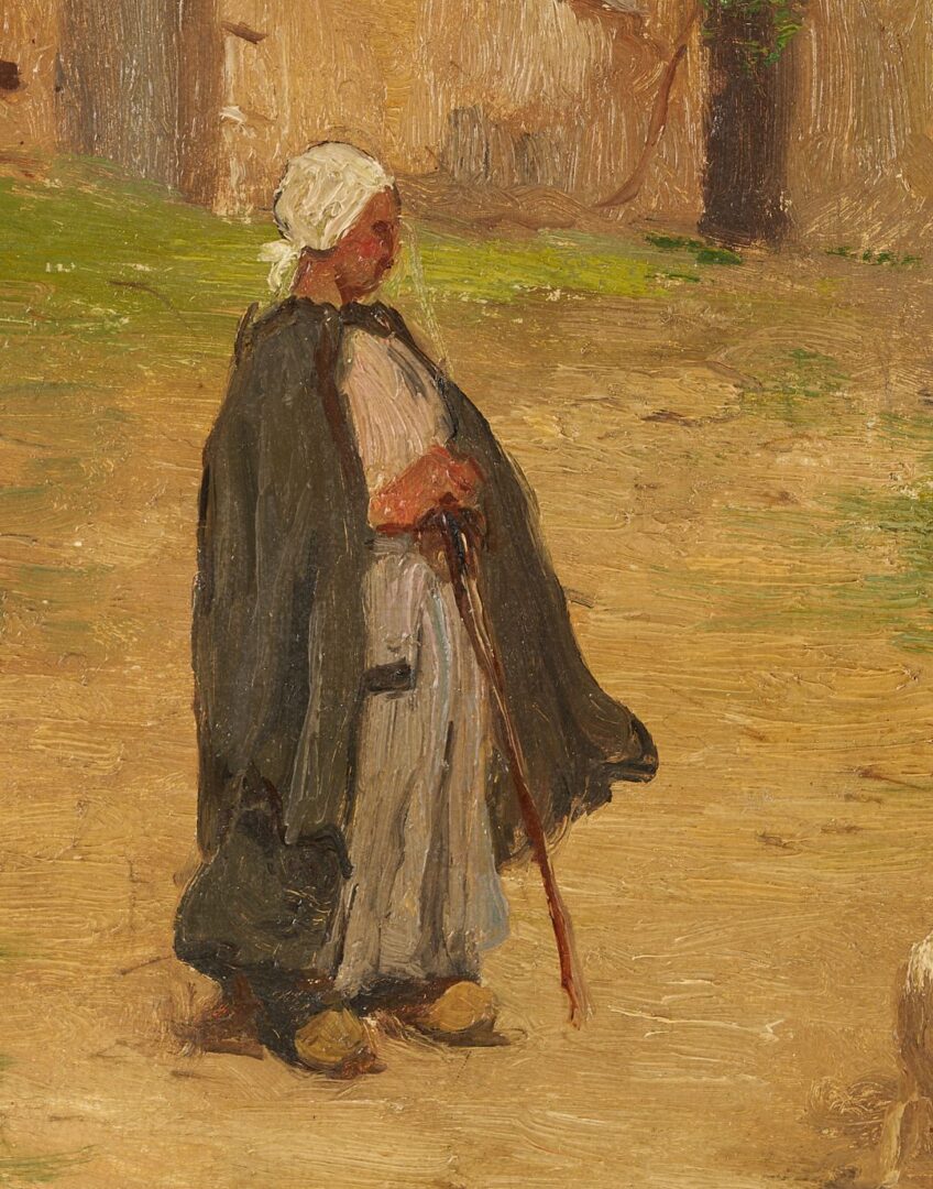 Lot 925: 2 Pastoral Landscapes, Sadie. G. Harris & Leon Laurent Galand