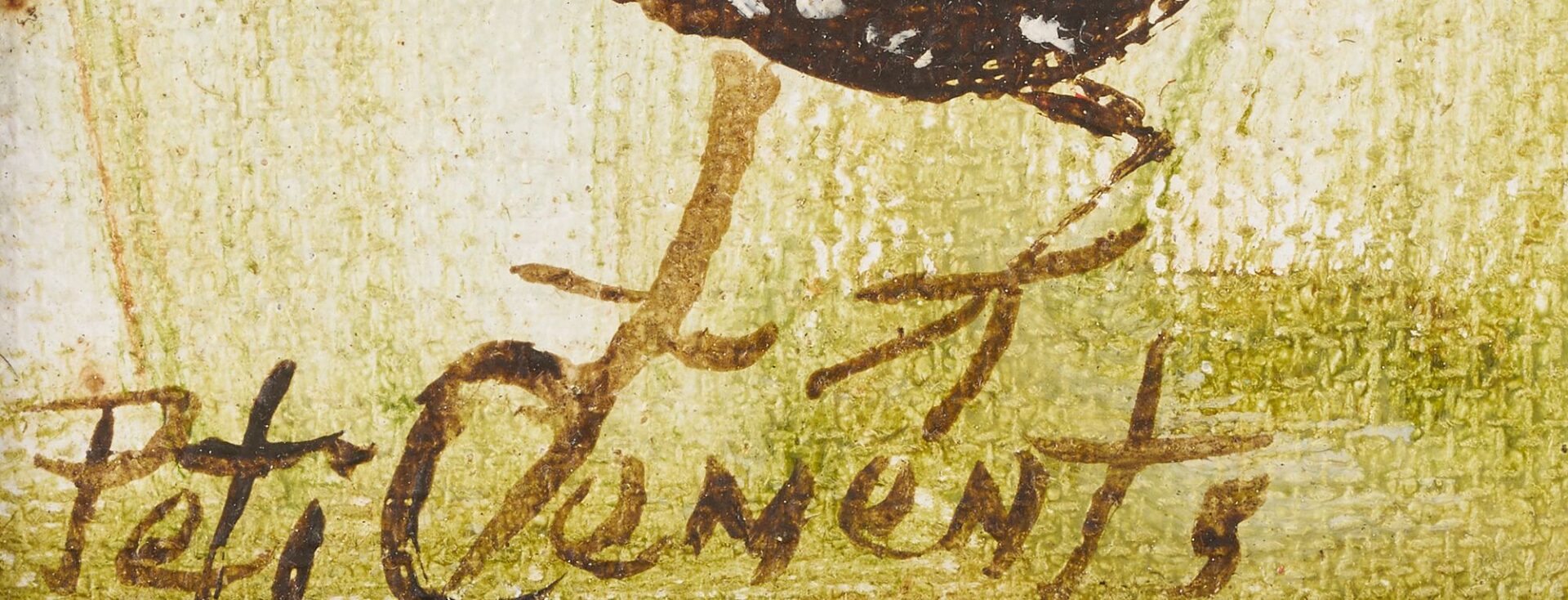 Lot 929: Pr. Peti Clements Chicken Paintings
