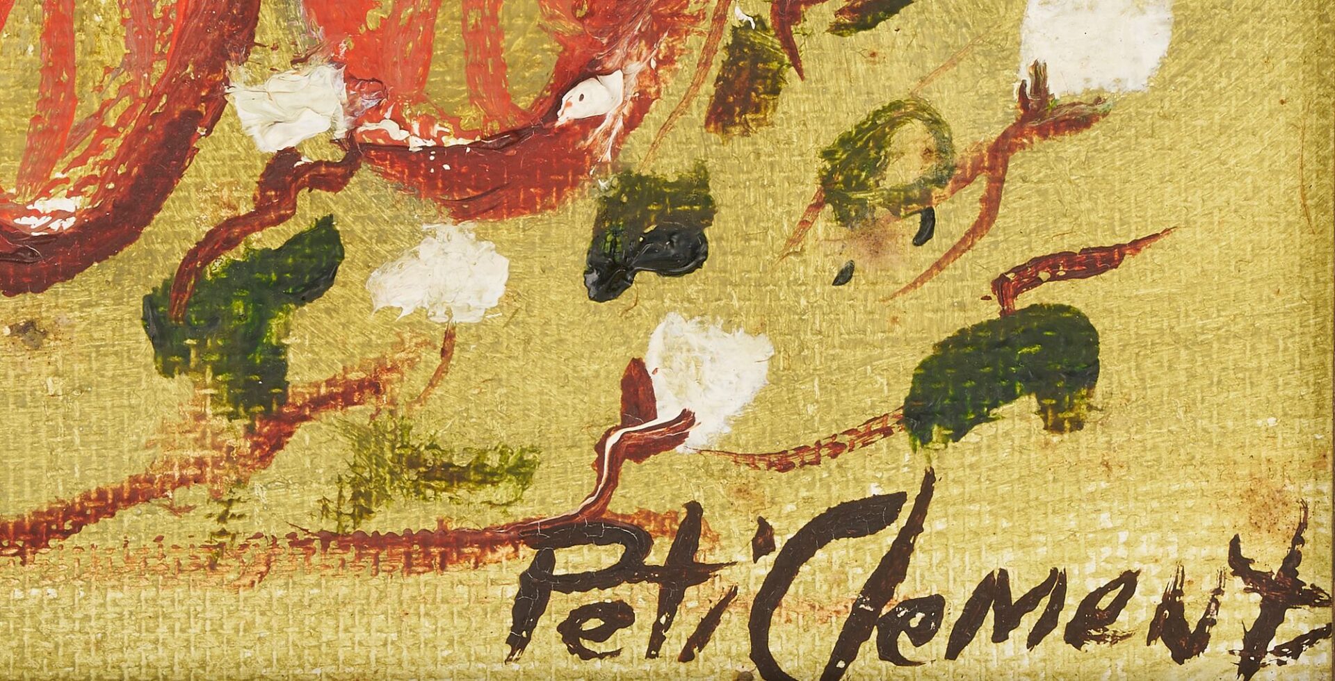 Lot 930: 2 Peti Clements Paintings, Nest & Girl in Wagon