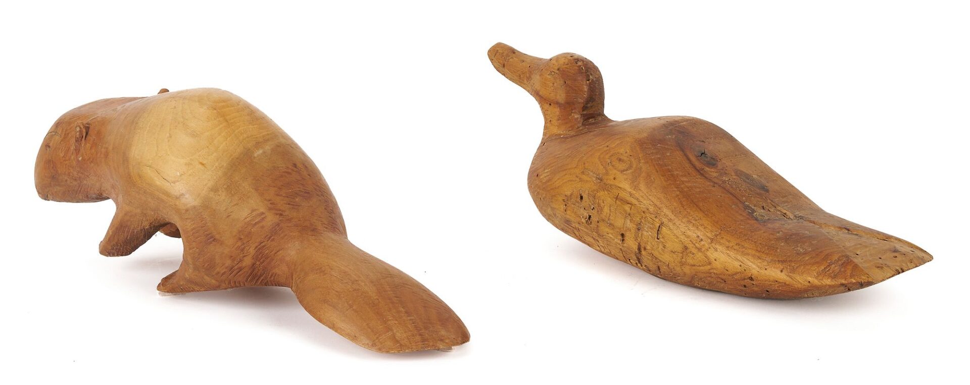 Lot 937: 3 Elvin King TN Folk Art Carved Wood Sculptures