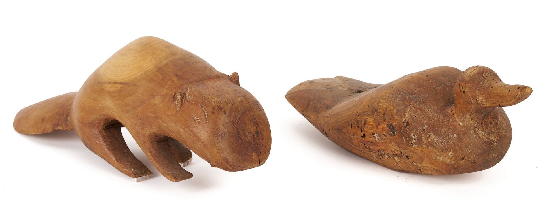 Lot 937: 3 Elvin King TN Folk Art Carved Wood Sculptures