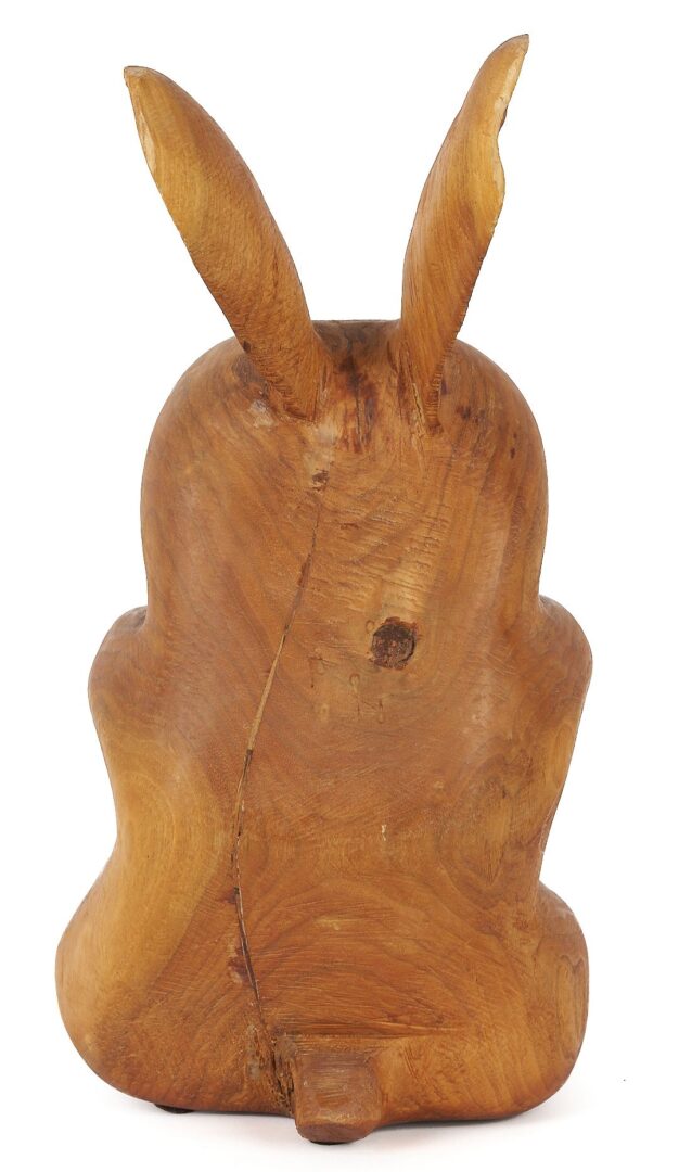 Lot 937: 3 Elvin King TN Folk Art Carved Wood Sculptures