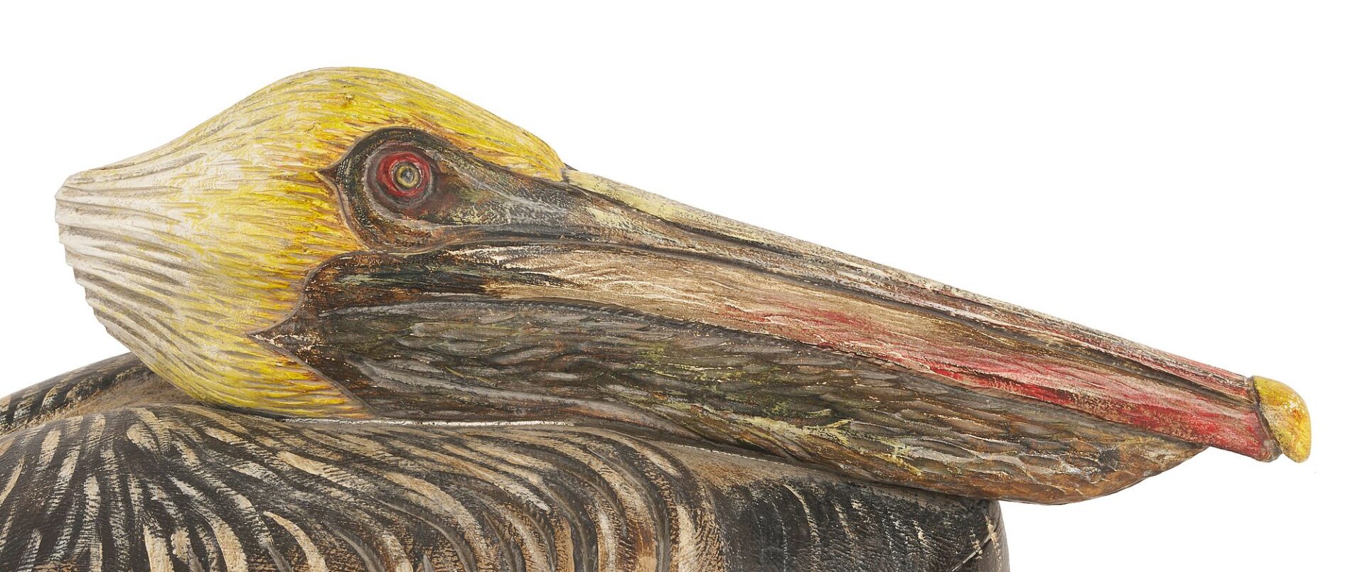 Lot 952: Carved & Painted Pelican Decoy