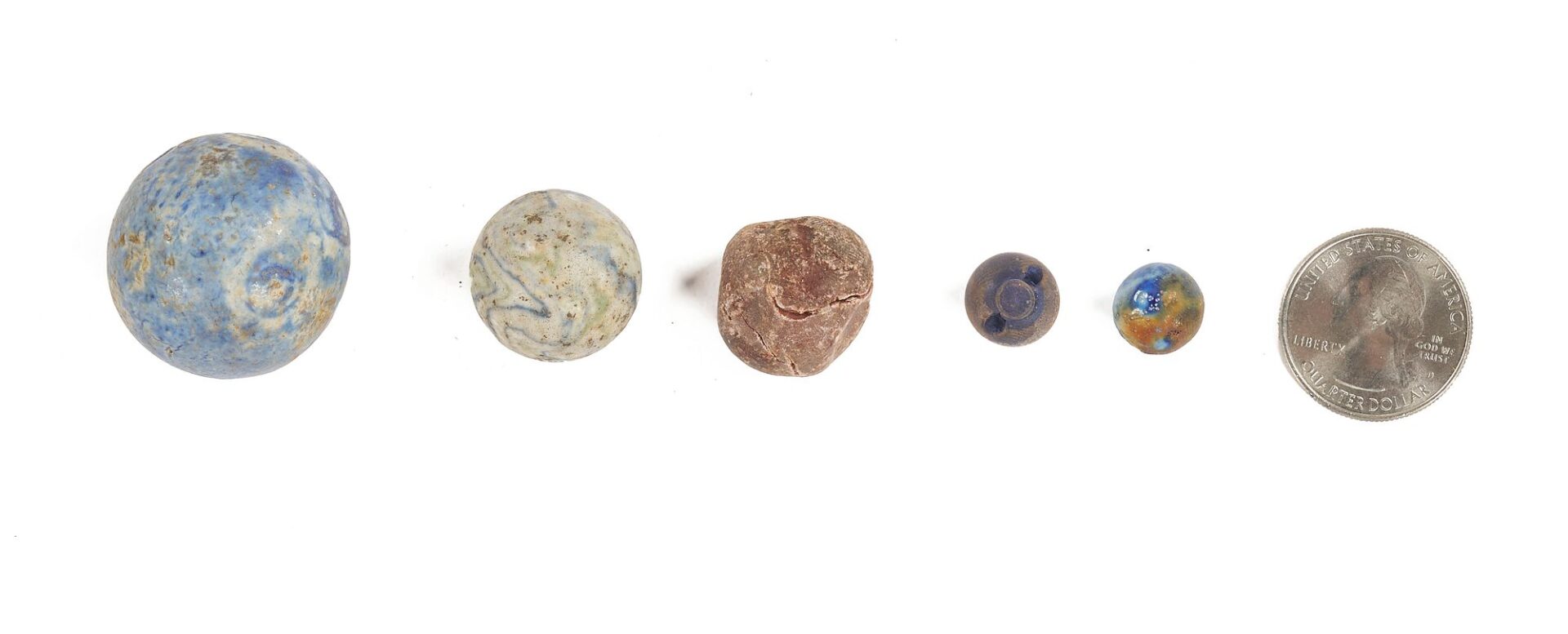 Lot 955: Collection of Marbles, Handmade and Machine; Approx. 400