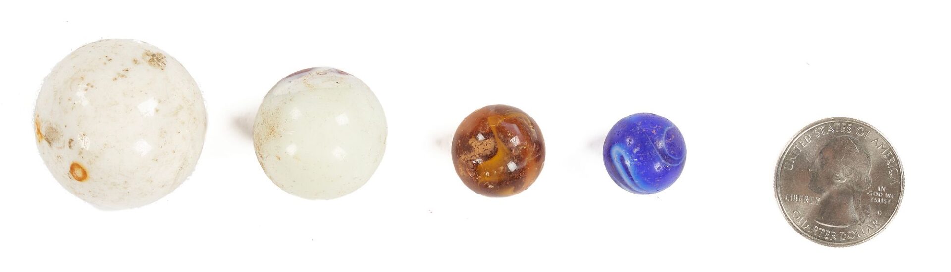 Lot 955: Collection of Marbles, Handmade and Machine; Approx. 400