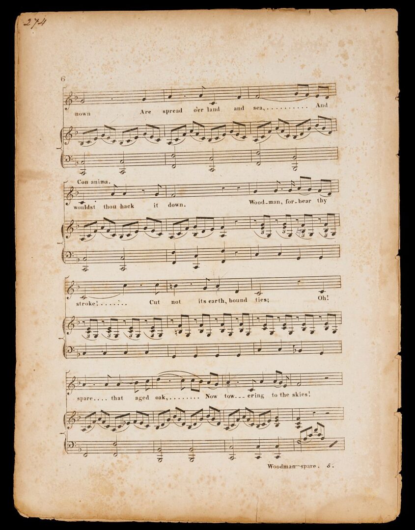Lot 961: 17 pcs Sheet Music: Nashville,  Civil War, and Black / Minstrel Related