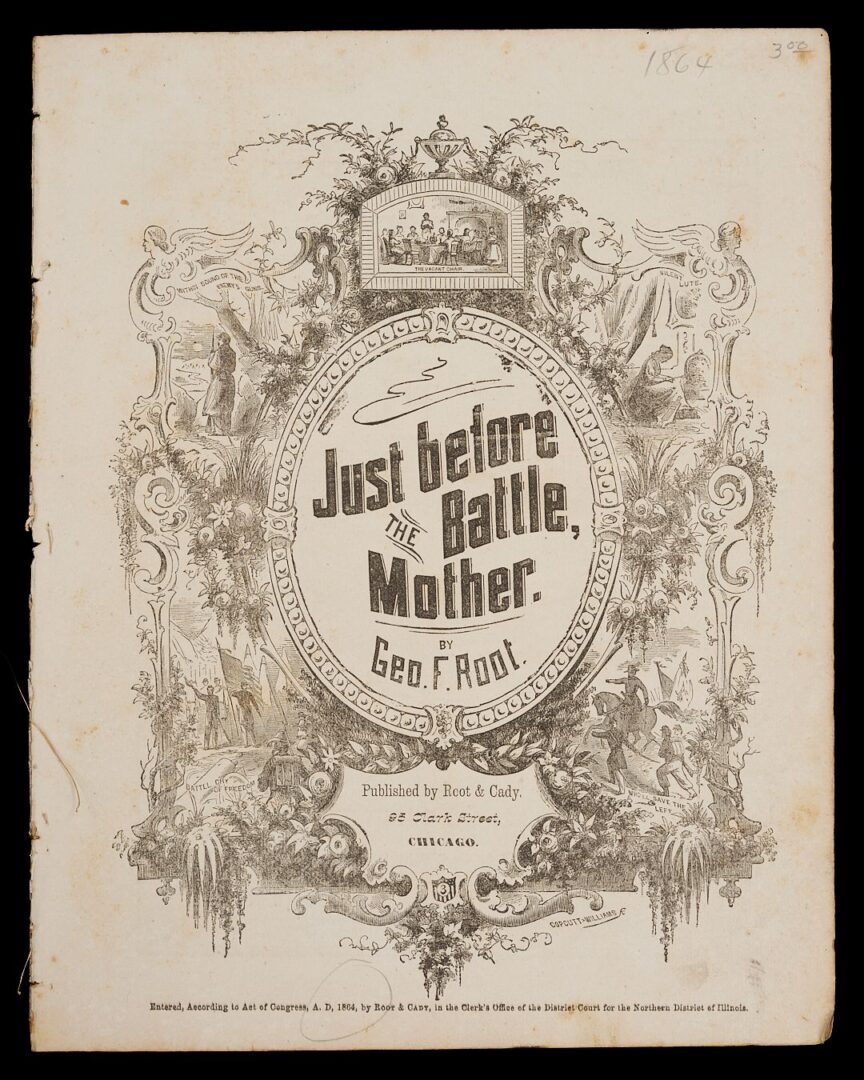 Lot 961: 17 pcs Sheet Music: Nashville,  Civil War, and Black / Minstrel Related