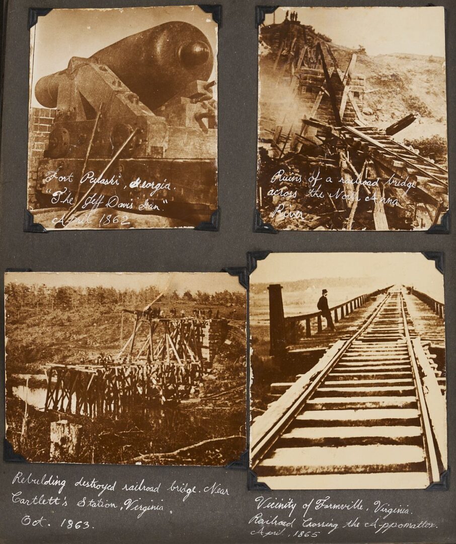 Lot 962: Timothy O’Sullivan Related Photograph Album