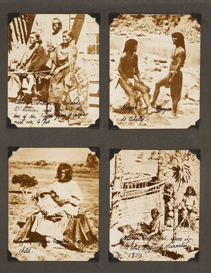 Lot 962: Timothy O’Sullivan Related Photograph Album