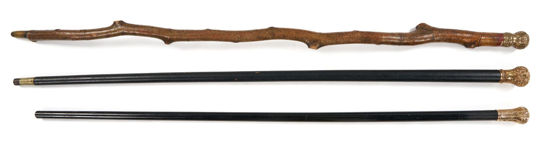Lot 963: 3 Walking Sticks or Canes inc. Civil War Interest