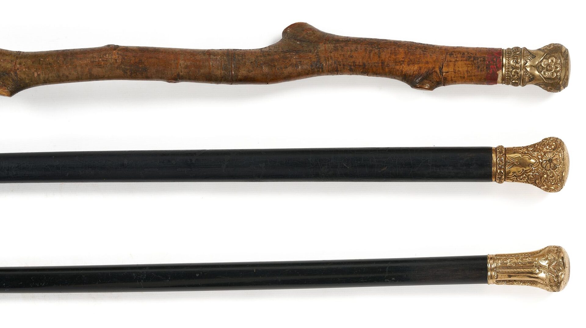Lot 963: 3 Walking Sticks or Canes inc. Civil War Interest