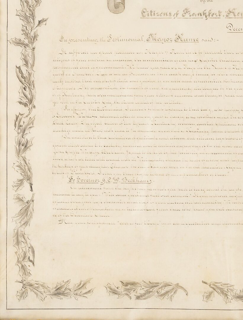 Lot 964: KY Capitol Presentation Document