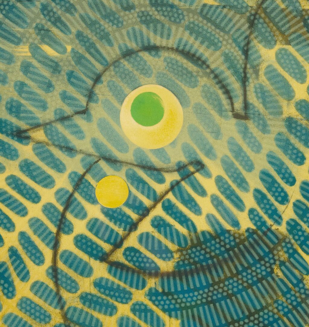 Lot 973: Two Modernist Animal Lithographs: Calder, Beastie, & Ernst, Blue Bird