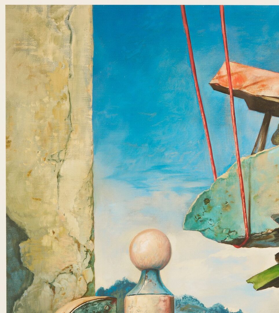 Lot 975: Two Samuel Bak Signed Surrealist Serigraphs