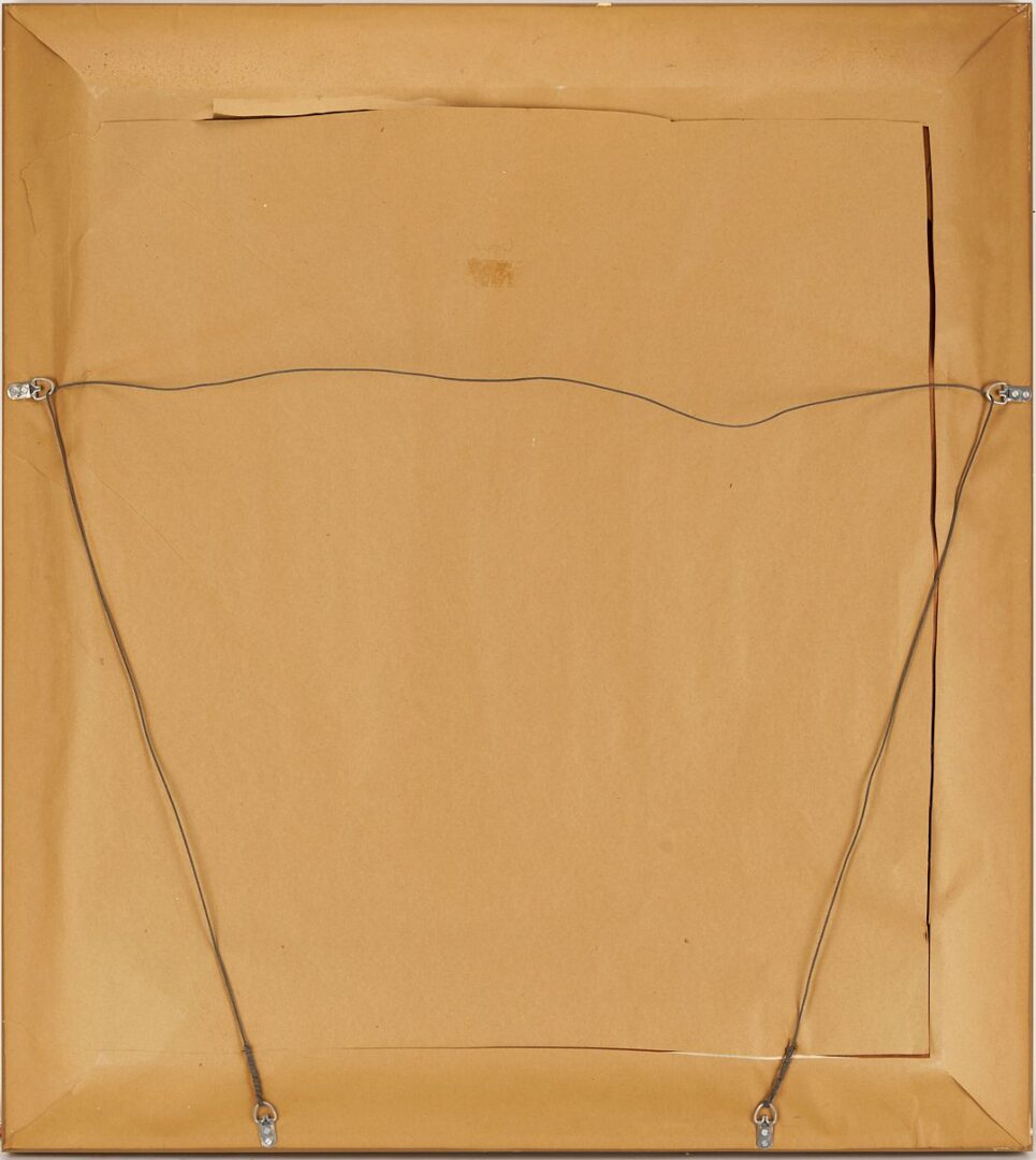 Lot 976: Large Surrealist Painting, Young Dutchman, Moon Series
