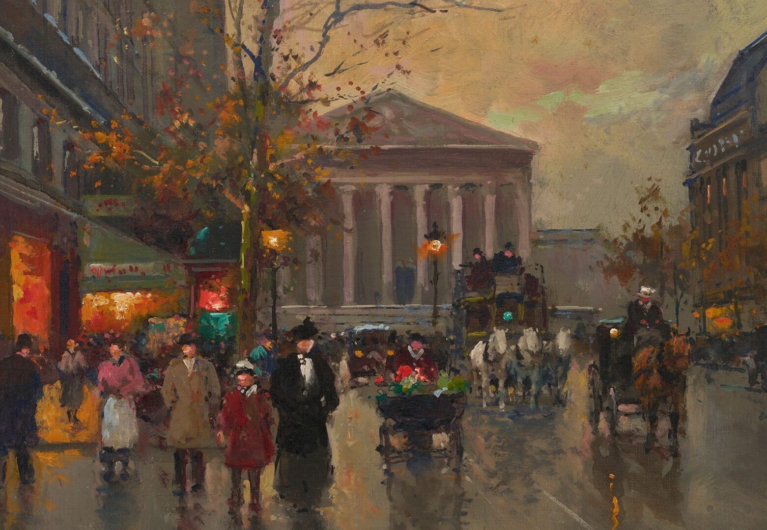 Lot 97: Edouard Cortes O/C, Place de la Madeleine