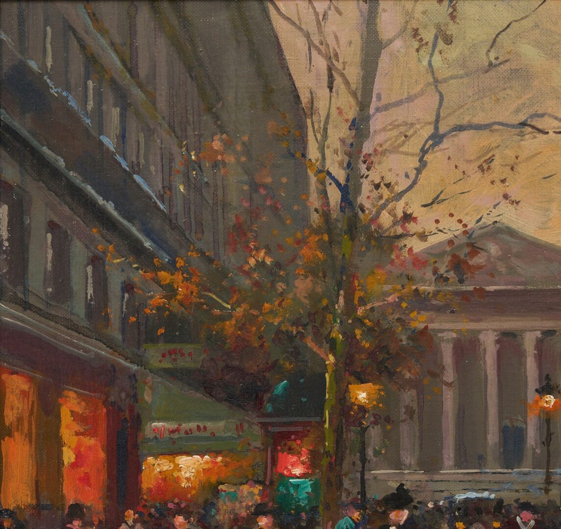 Lot 97: Edouard Cortes O/C, Place de la Madeleine
