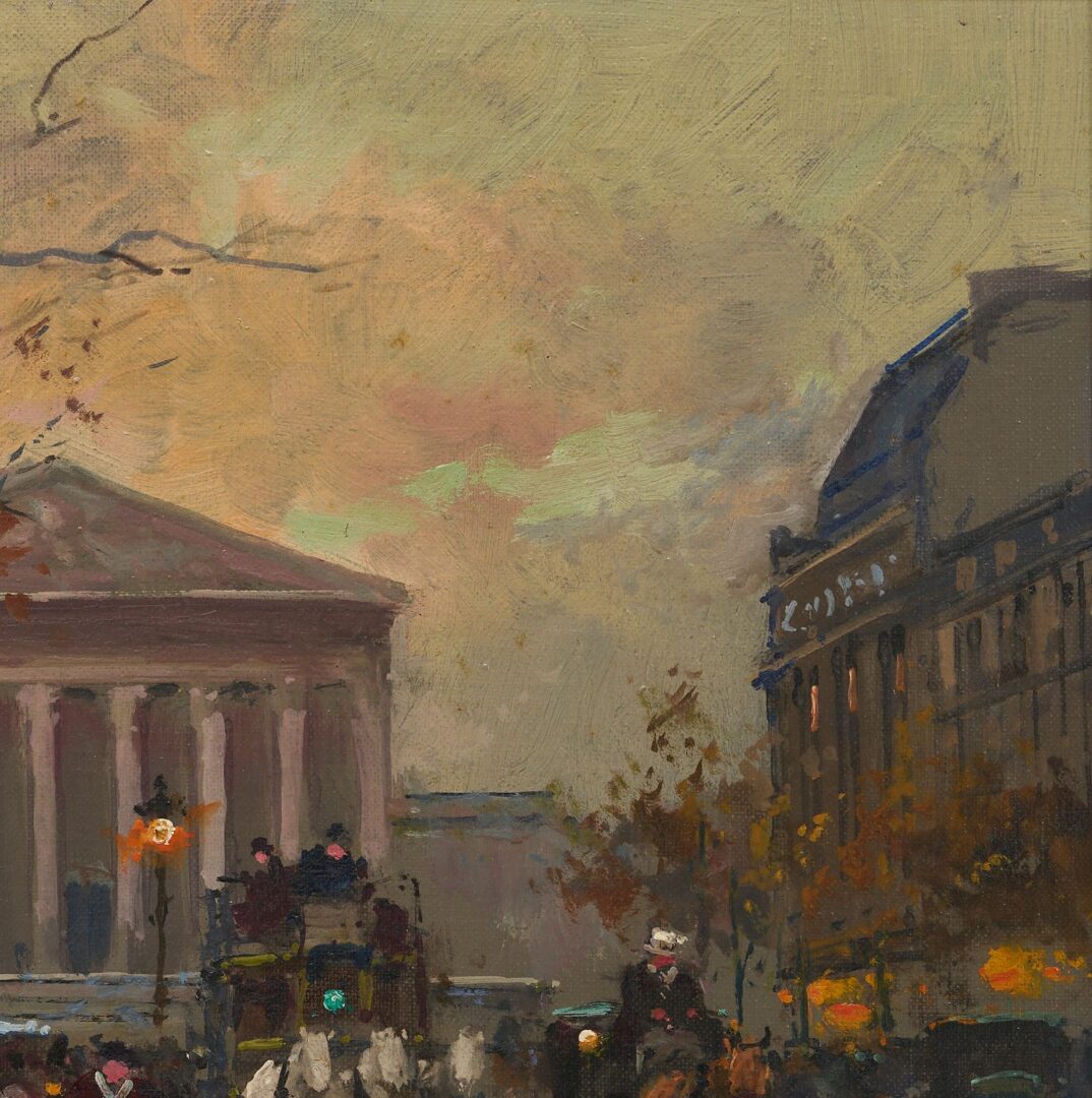 Lot 97: Edouard Cortes O/C, Place de la Madeleine