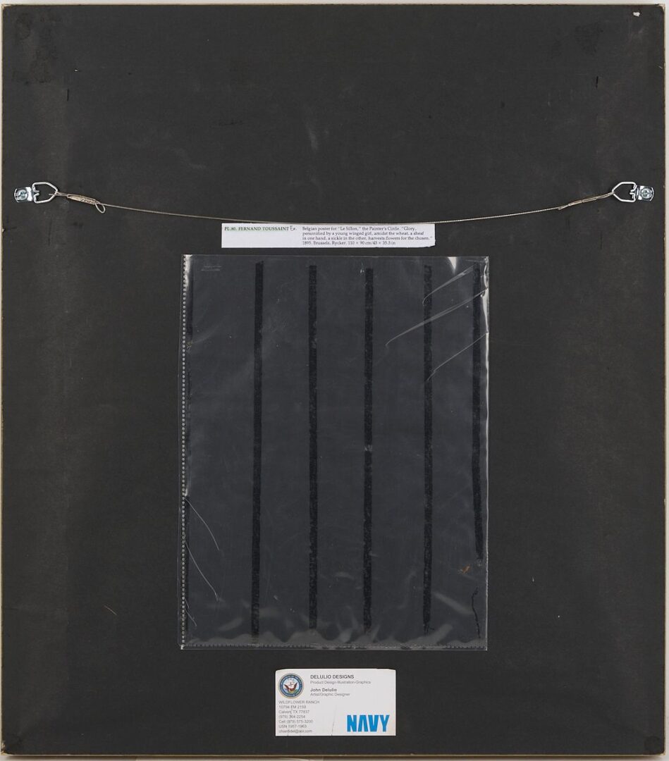Lot 982: 2  Maitres de l’Affiche Advertising posters: Touissant and Cheret