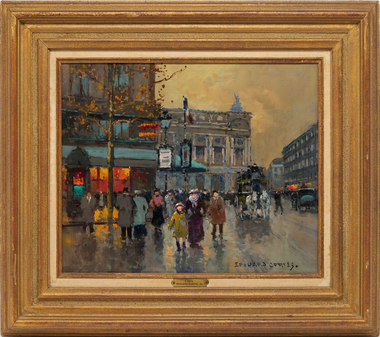 Lot 98: Edouard Cortes O/C, L’Opera