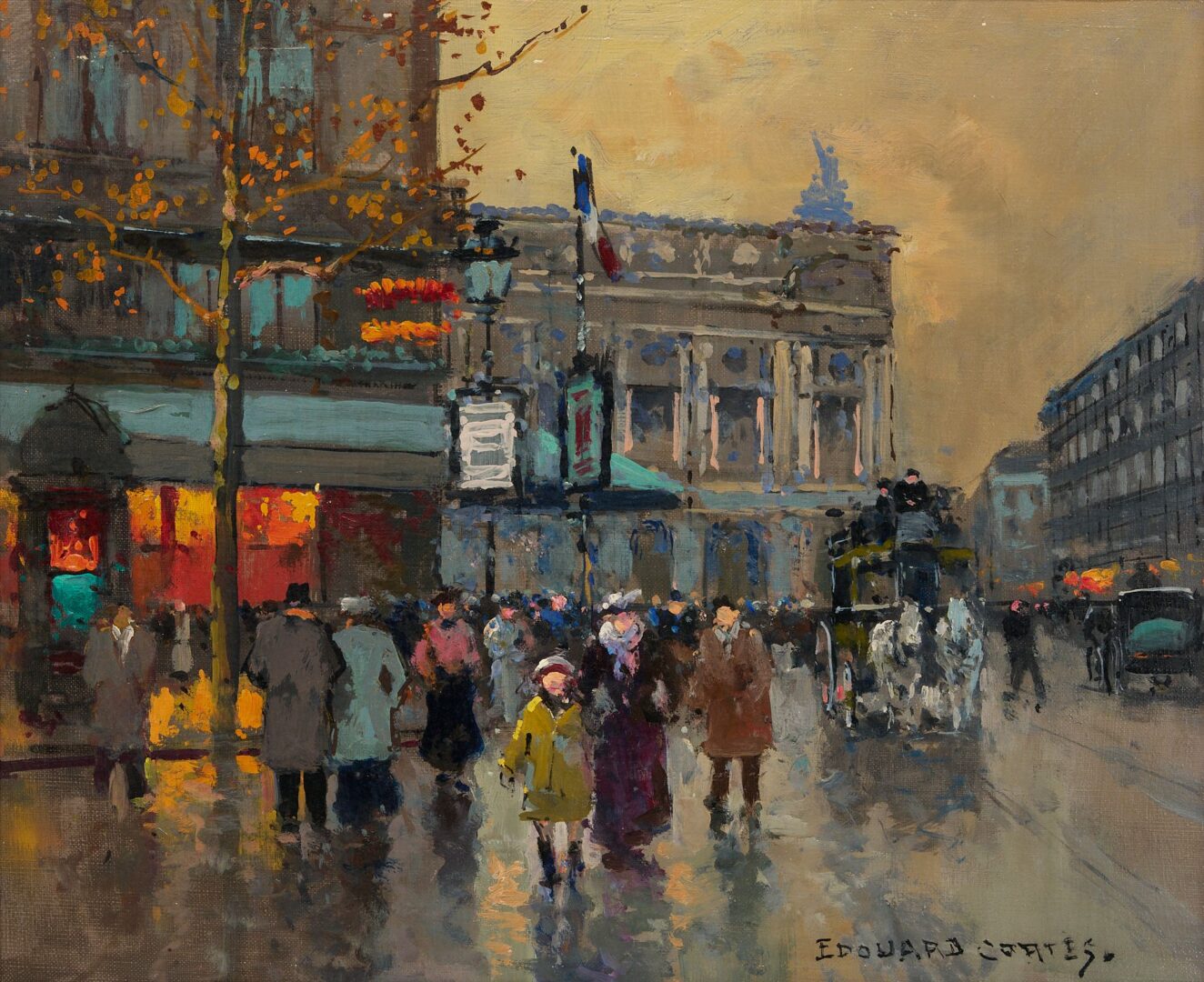 Lot 98: Edouard Cortes O/C, L’Opera
