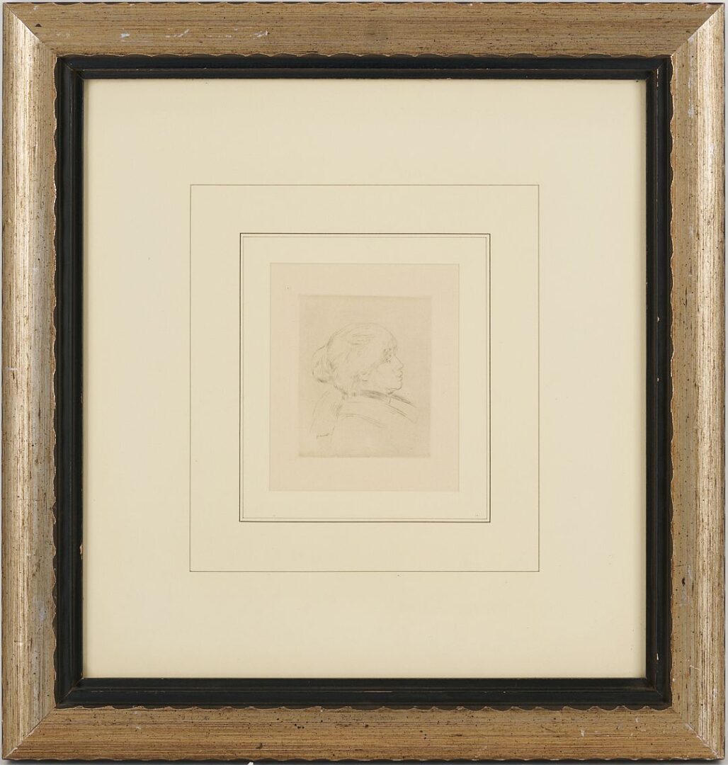 Lot 991: Renoir Etching, Berthe Morisot