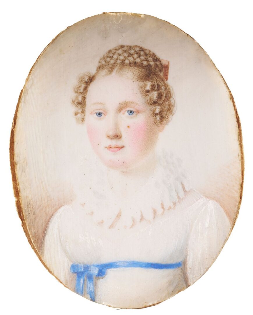 Lot 997: 5 Miniature Portraits Including Queen’s Toilette