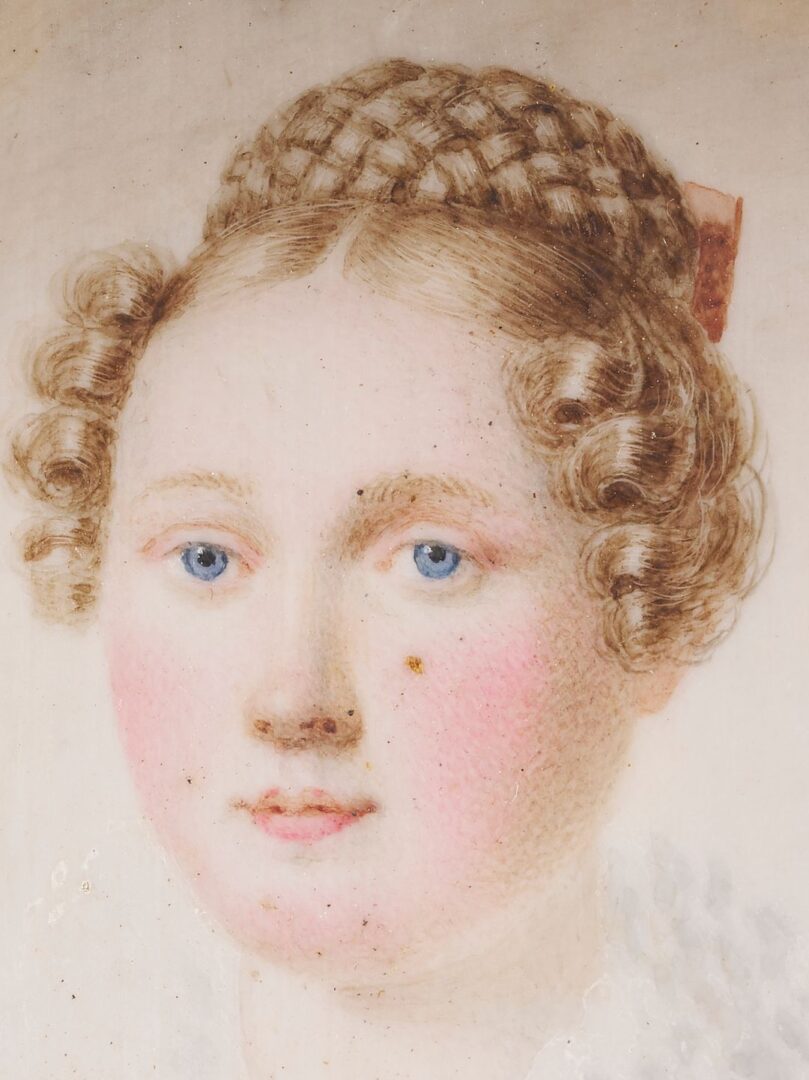 Lot 997: 5 Miniature Portraits Including Queen’s Toilette