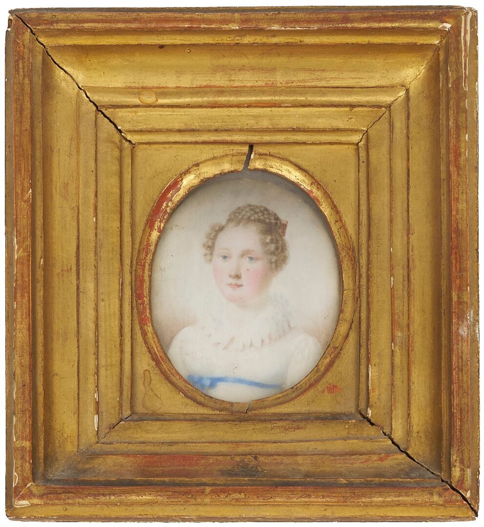 Lot 997: 5 Miniature Portraits Including Queen’s Toilette