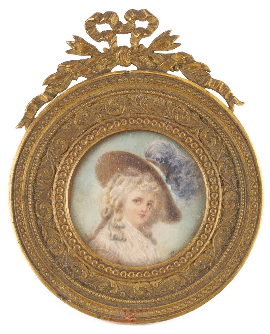 Lot 997: 5 Miniature Portraits Including Queen’s Toilette