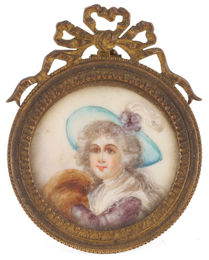 Lot 997: 5 Miniature Portraits Including Queen’s Toilette