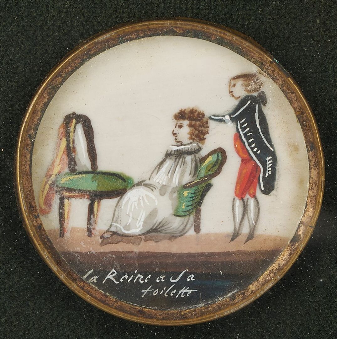 Lot 997: 5 Miniature Portraits Including Queen’s Toilette