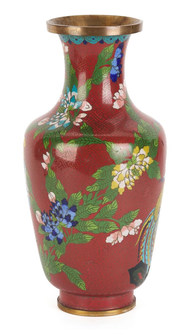 Lot 999: 6 Cloisonne Enamel Vases and Jars
