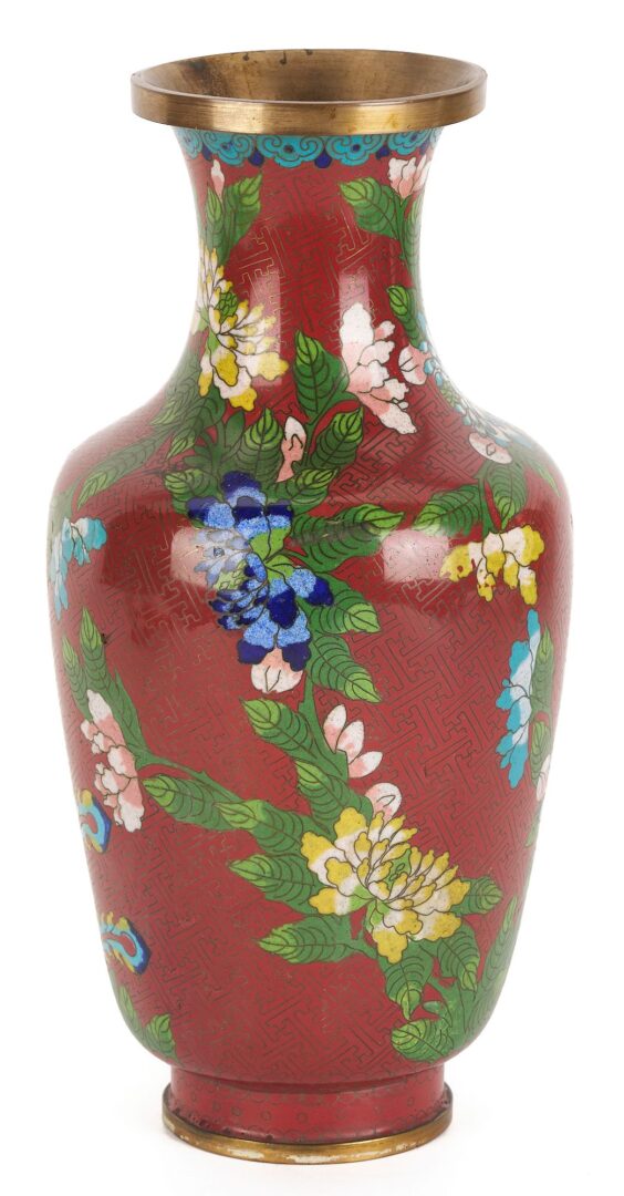Lot 999: 6 Cloisonne Enamel Vases and Jars