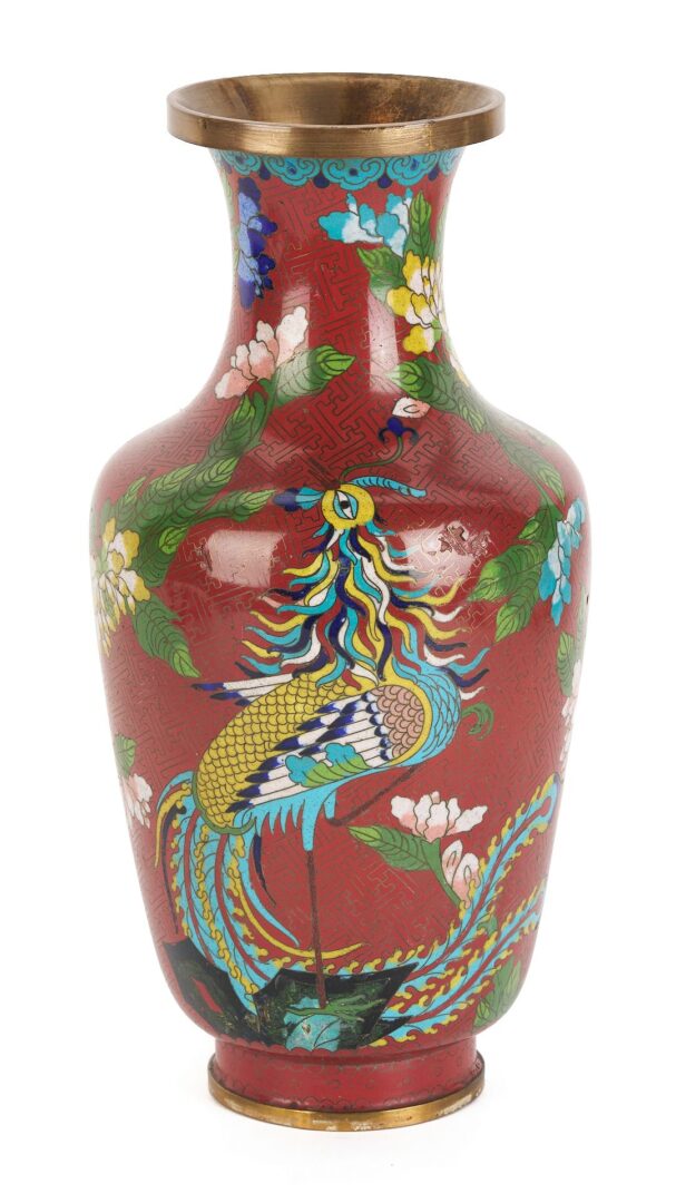 Lot 999: 6 Cloisonne Enamel Vases and Jars
